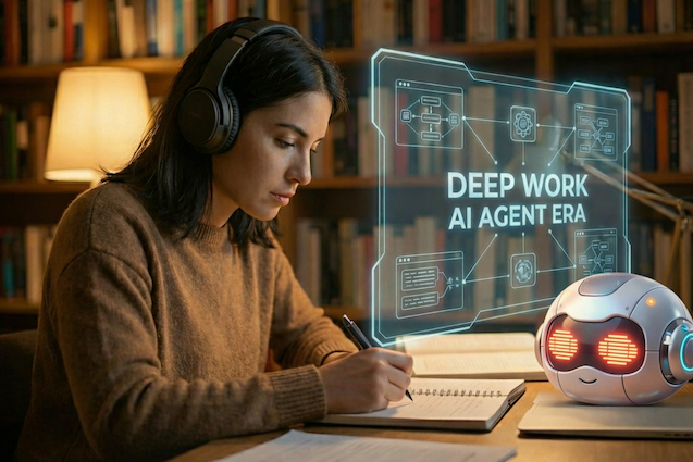 Deek Work AI Era Robot Image